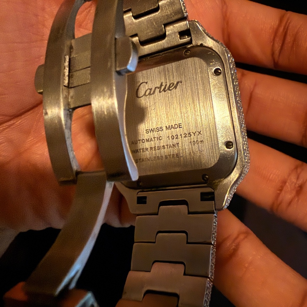 Cartier Silver Smartwatch with Stainless Steel Band
